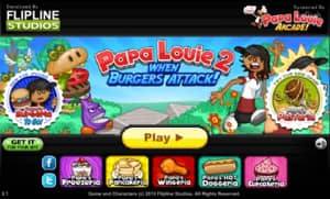 파파 루이 2탄 햄버들의 공격 – Papa Louie 2 When Burgers Attack 1