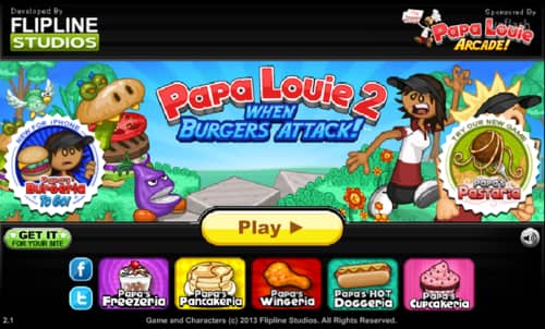 파파 루이 2탄 햄버들의 공격 – Papa Louie 2 When Burgers Attack