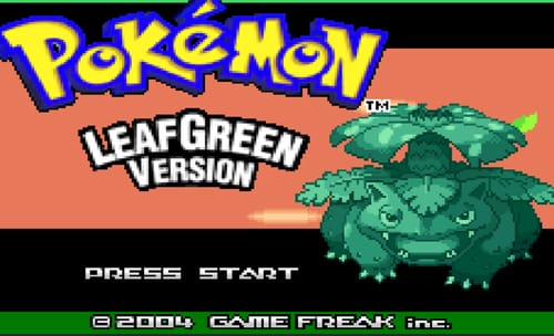 포켓몬스터 3세대 리프그린 게임하기 Pokemon LeafGreen