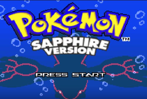 포켓몬스터 사파이어 3세대 게임하기 Pokemon Sapphire